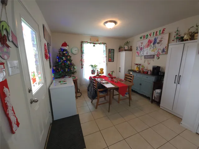 a room with storage and utility