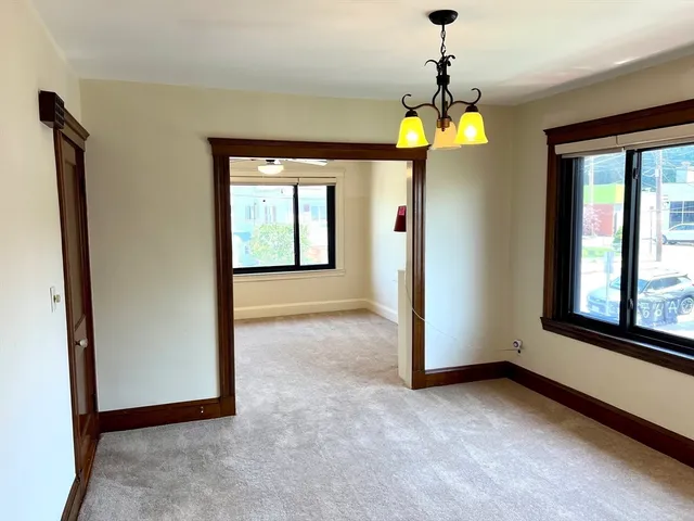 a view of livingroom with windows