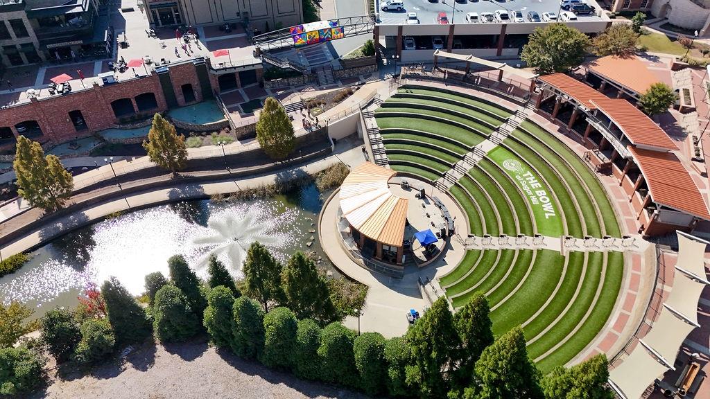 339 Sugarview Road Sugar Hill, GA 30518 - Photo 48 of 53 an aerial view of a house with a swimming pool and sitting area
