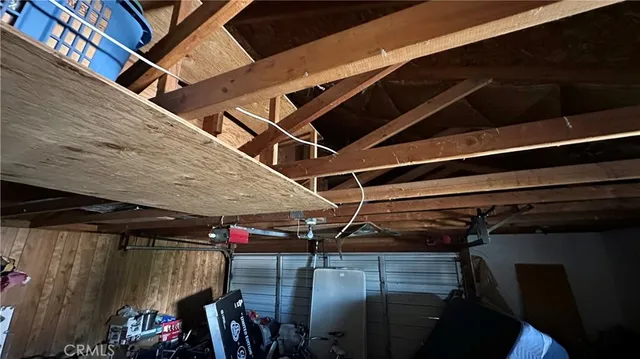 a view of storage and utility room