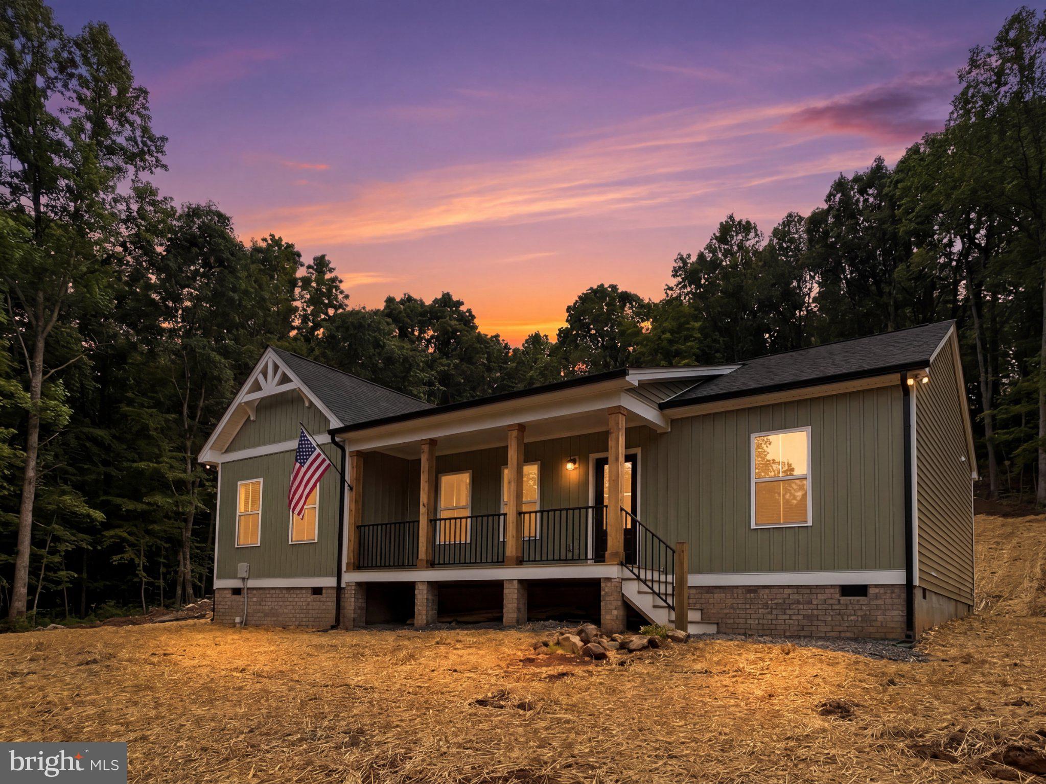 441 High Top Road Linden, VA 22642 - Photo 6 of 46 Charming home at sunset, nature's embrace.