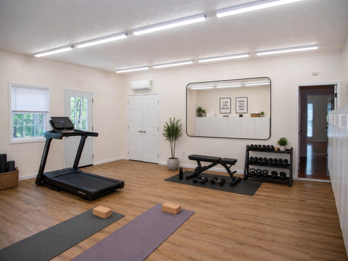 792 Forest Glen Road Moorefield, WV 26836 - Photo 9 of 146 Virtually staged main level workout room