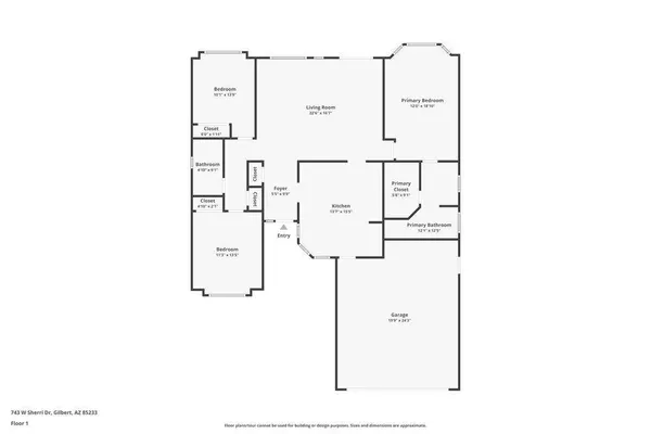 $2,475 | 743 West Sherri Drive, Gilbert, AZ 85233