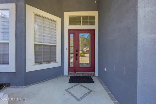 a view of front door of a house