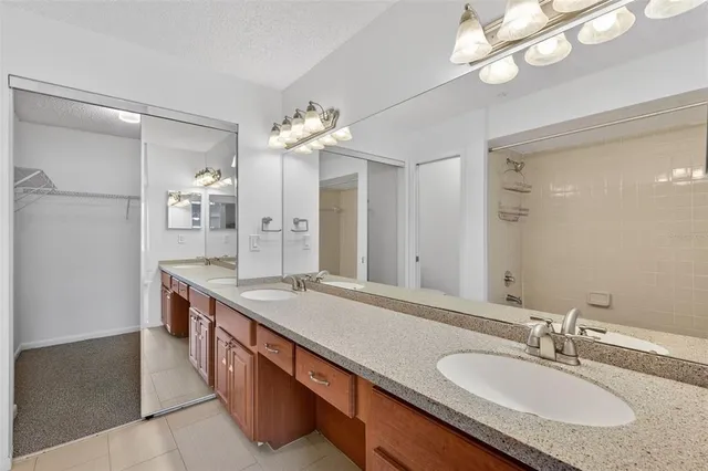 a view of a room with a large window