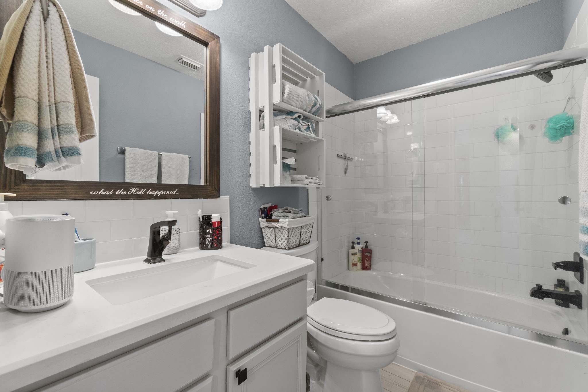 330 Crestmont Point Blank, TX 77364 - Photo 17 of 48 a bathroom with a sink a toilet and a bathtub
