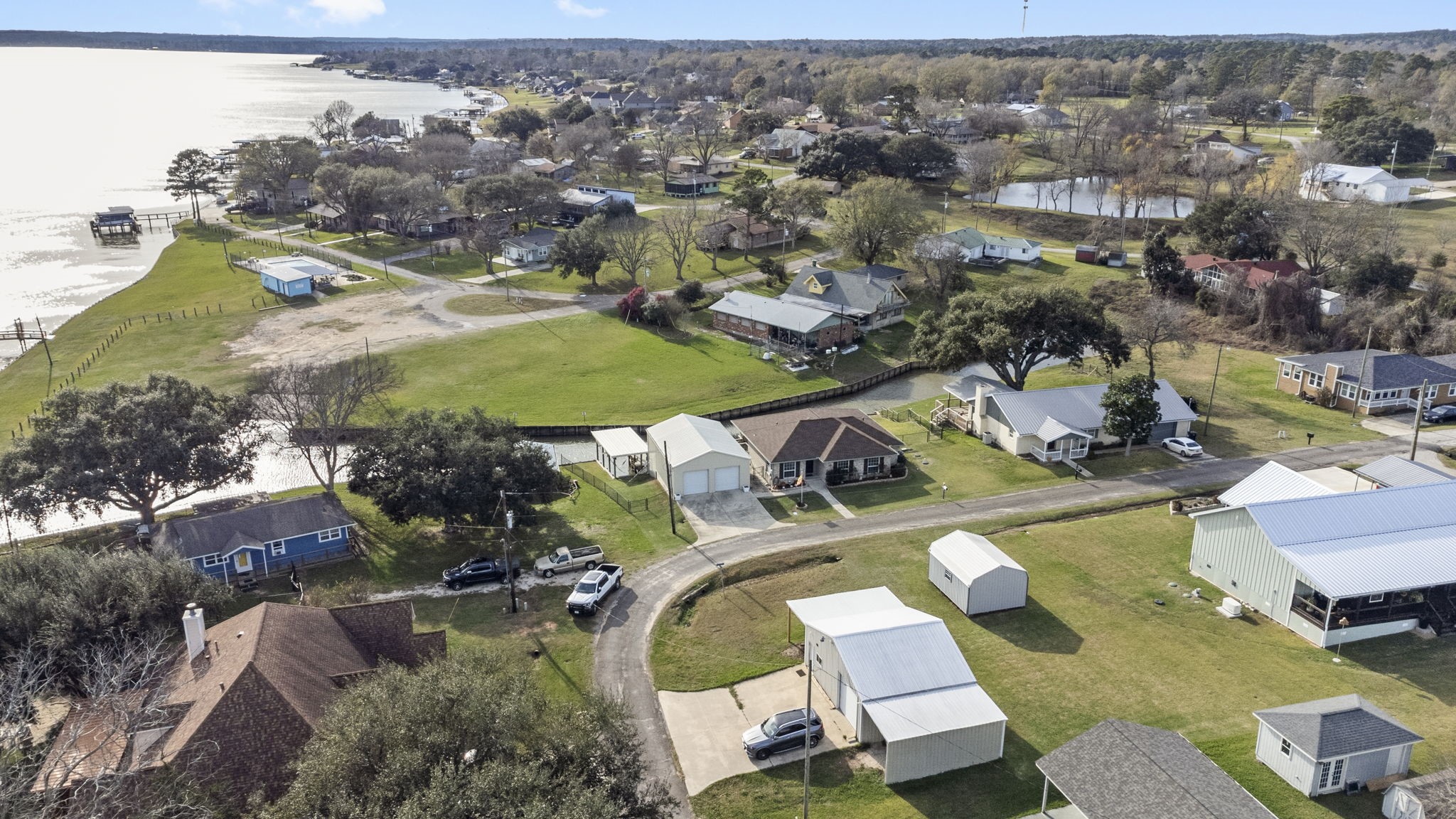 330 Crestmont Point Blank, TX 77364 - Photo 41 of 48 an aerial view of residential house with outdoor space and swimming pool