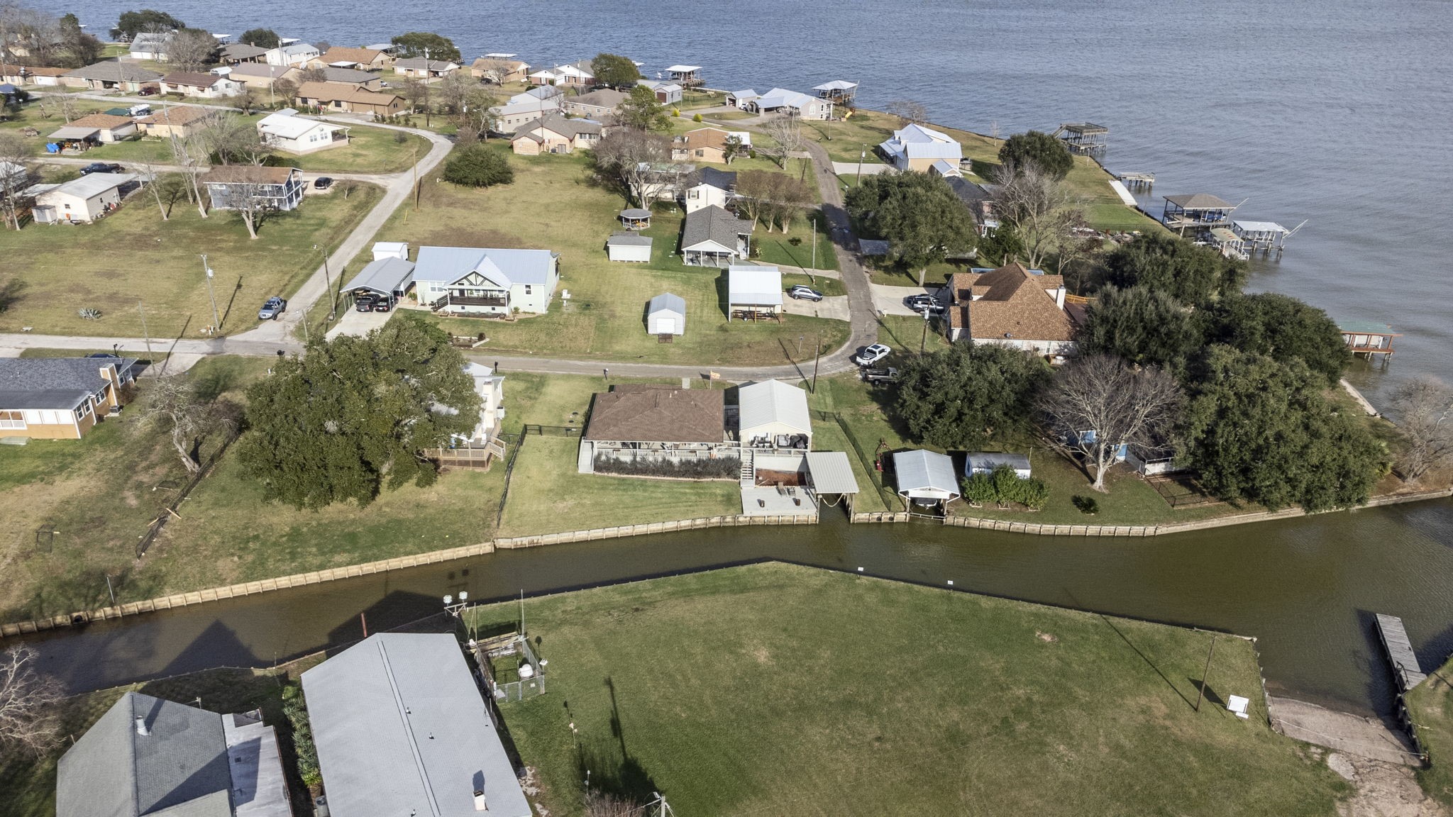330 Crestmont Point Blank, TX 77364 - Photo 44 of 48 an aerial view of a house with a swimming pool