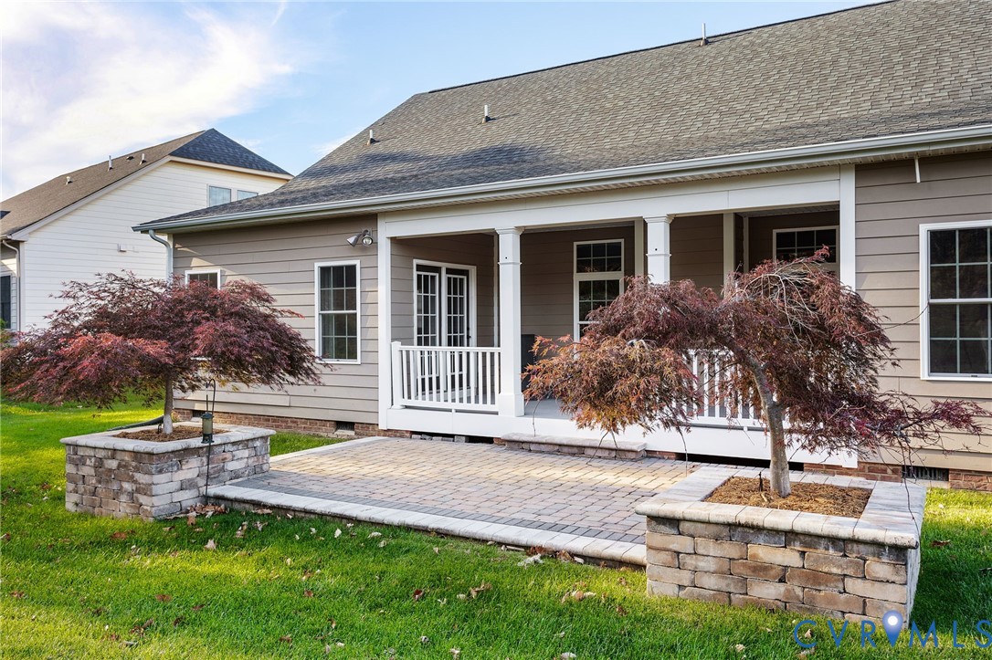 3437 Kendal Crossing Terrace Midlothian, VA 23113 - Photo 28 of 31 a front view of house with yard and outdoor seating
