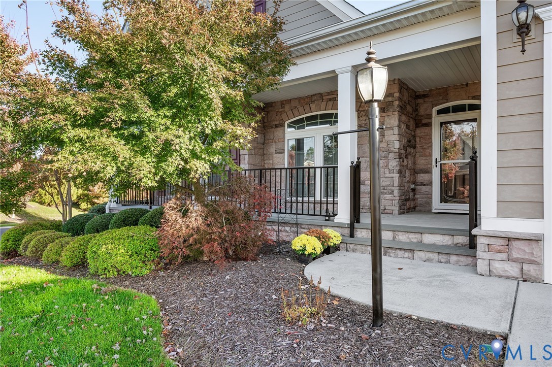 3437 Kendal Crossing Terrace Midlothian, VA 23113 - Photo 4 of 31 a view of a backyard with plants