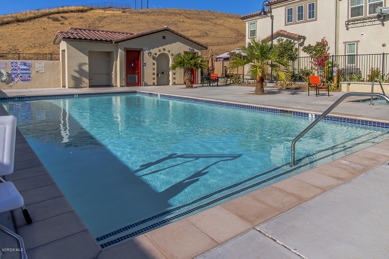 2464 Blossom Ridge Court, Unit 2 Simi Valley, CA 93063 - Photo 37 of 41 a view of swimming pool with outdoor seating