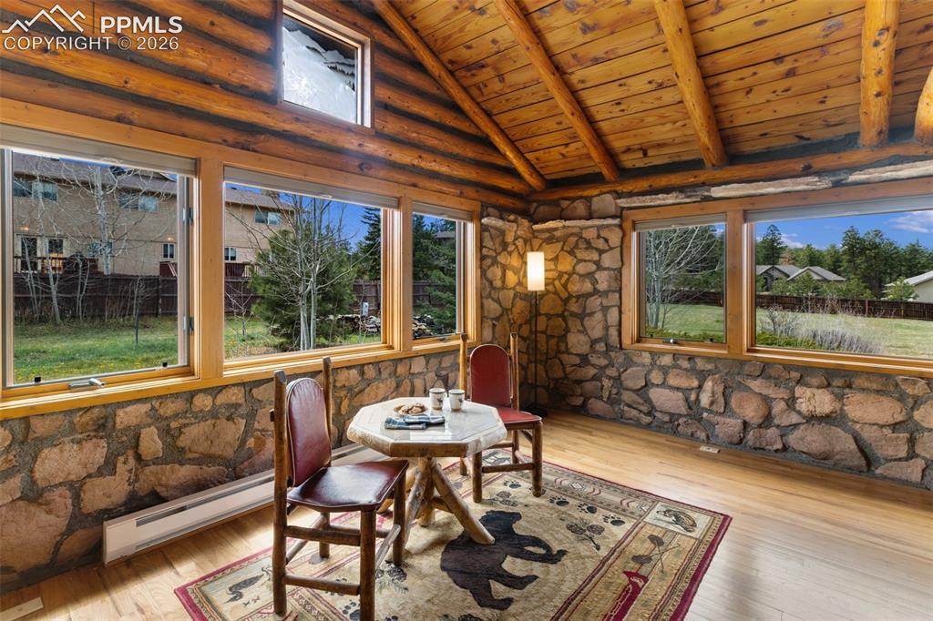 1100 Rampart Range Road Woodland Park, CO 80863 - Photo 17 of 50 Enjoy your breakfast with lots of natural light from large windows