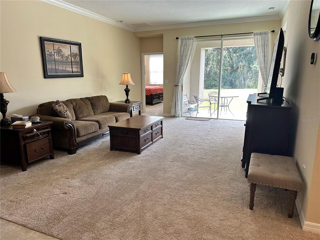 2337 Farnham Drive Ocoee, FL 34761 - Photo 8 of 20 a living room with furniture large window and a flat screen tv