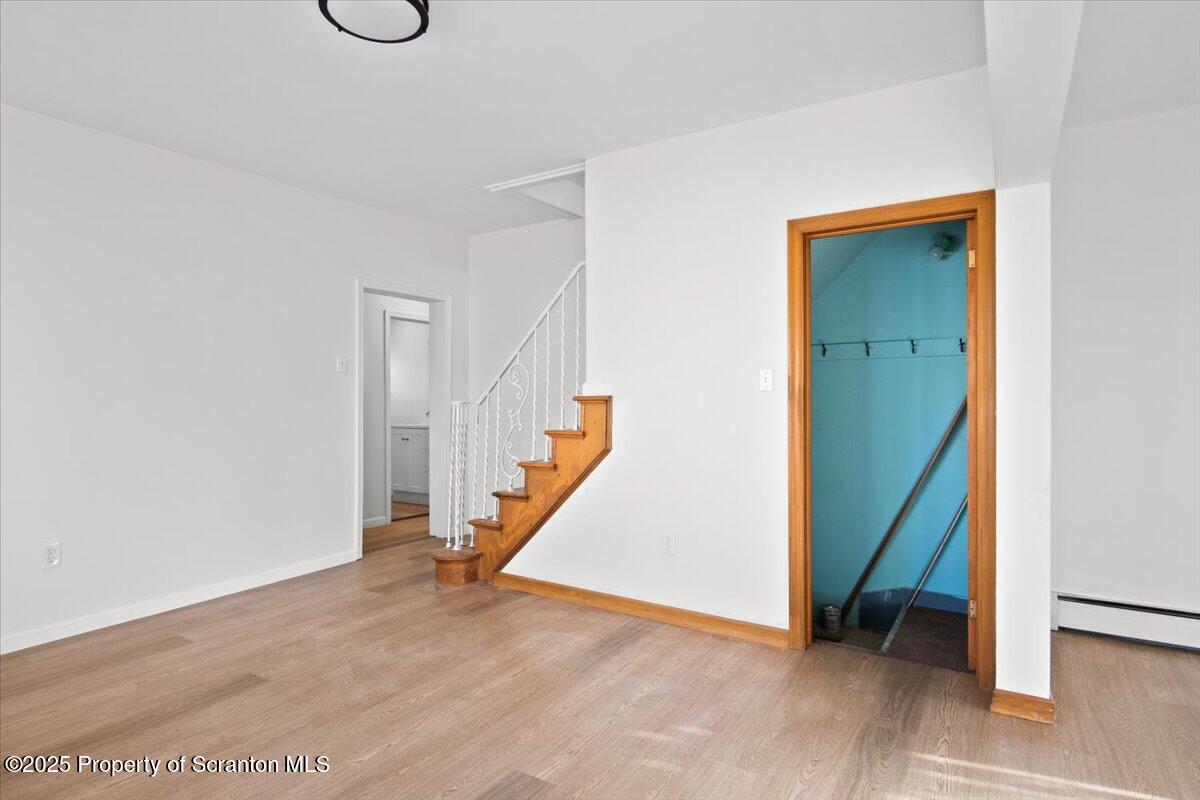 134 Lampman Street Avoca, PA 18641 - Photo 11 of 34 a view of an entryway with staircase