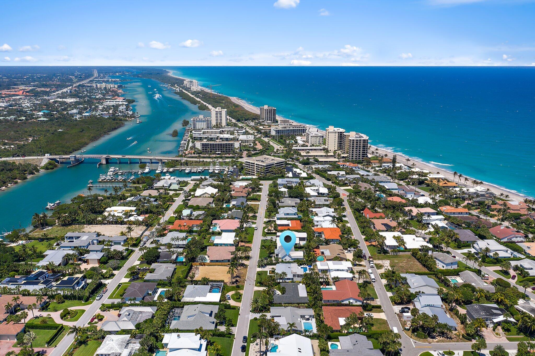 172 Beacon Lane Jupiter, FL 33469 - Photo 11 of 15 Aerial