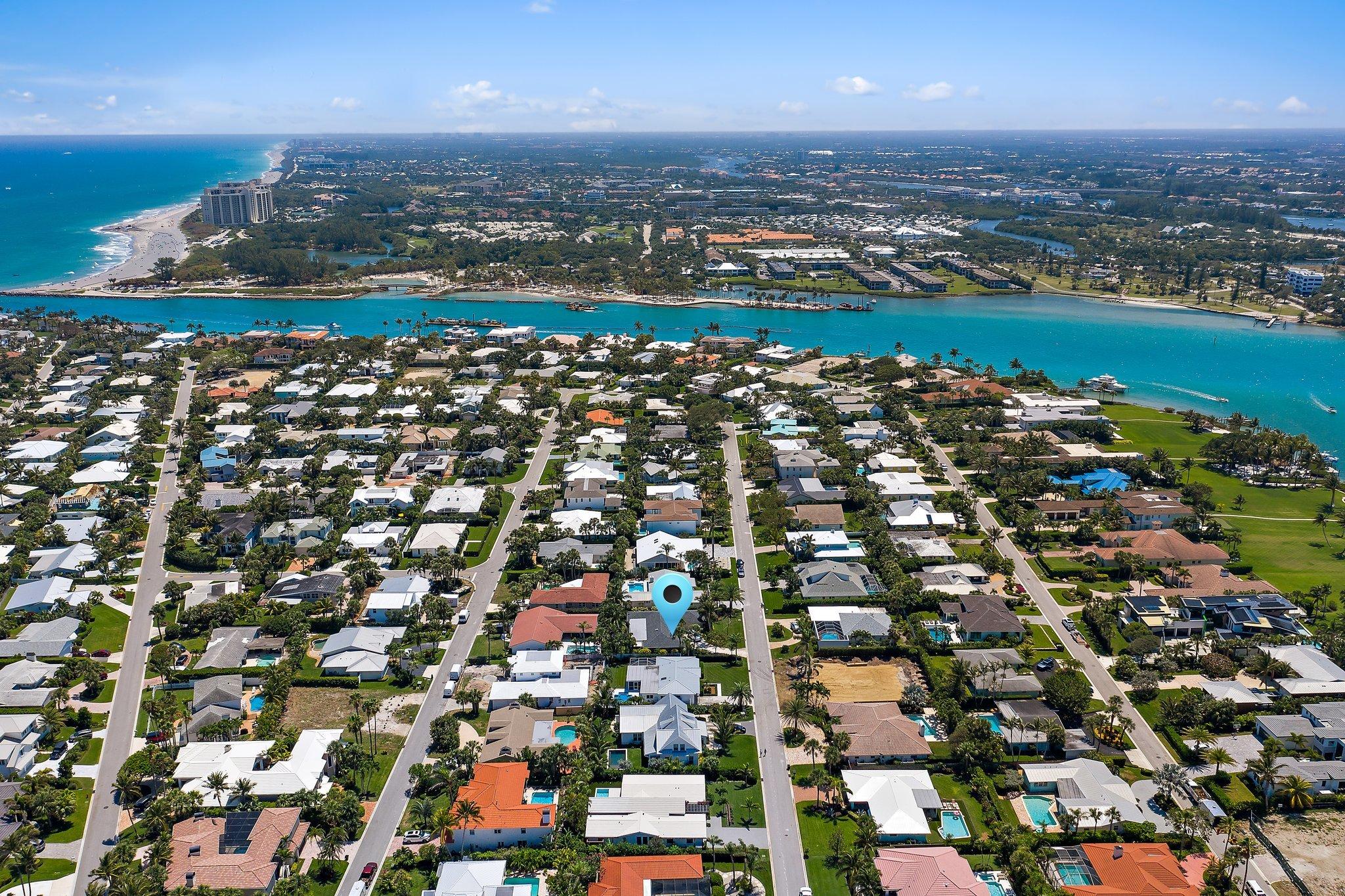 172 Beacon Lane Jupiter, FL 33469 - Photo 8 of 15 Aerial