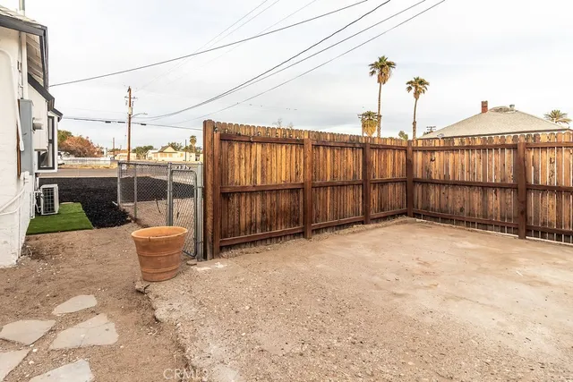 a view of a terrace with sitting area