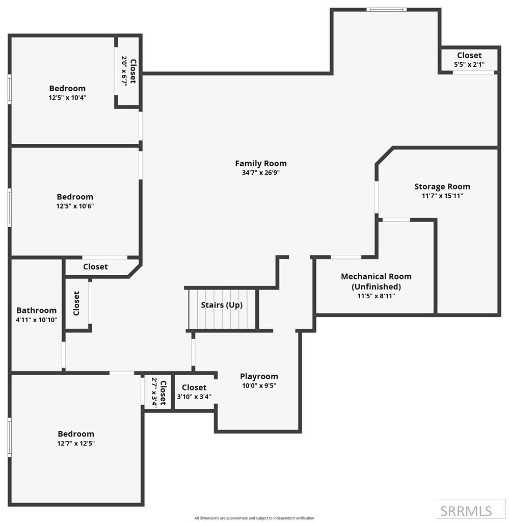 3523 East 126 Street Rigby, ID 83442 - Photo 54 of 55 Basement Floor Plan