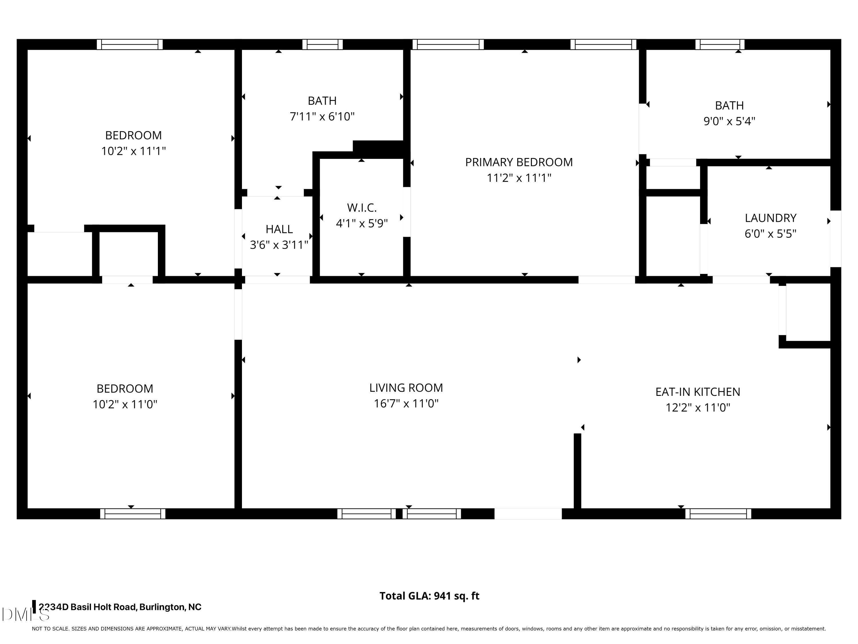 2234 D Basil Holt Road Burlington, NC 27217 - Photo 38 of 38 2234D Basil Holt Road Floorplan
