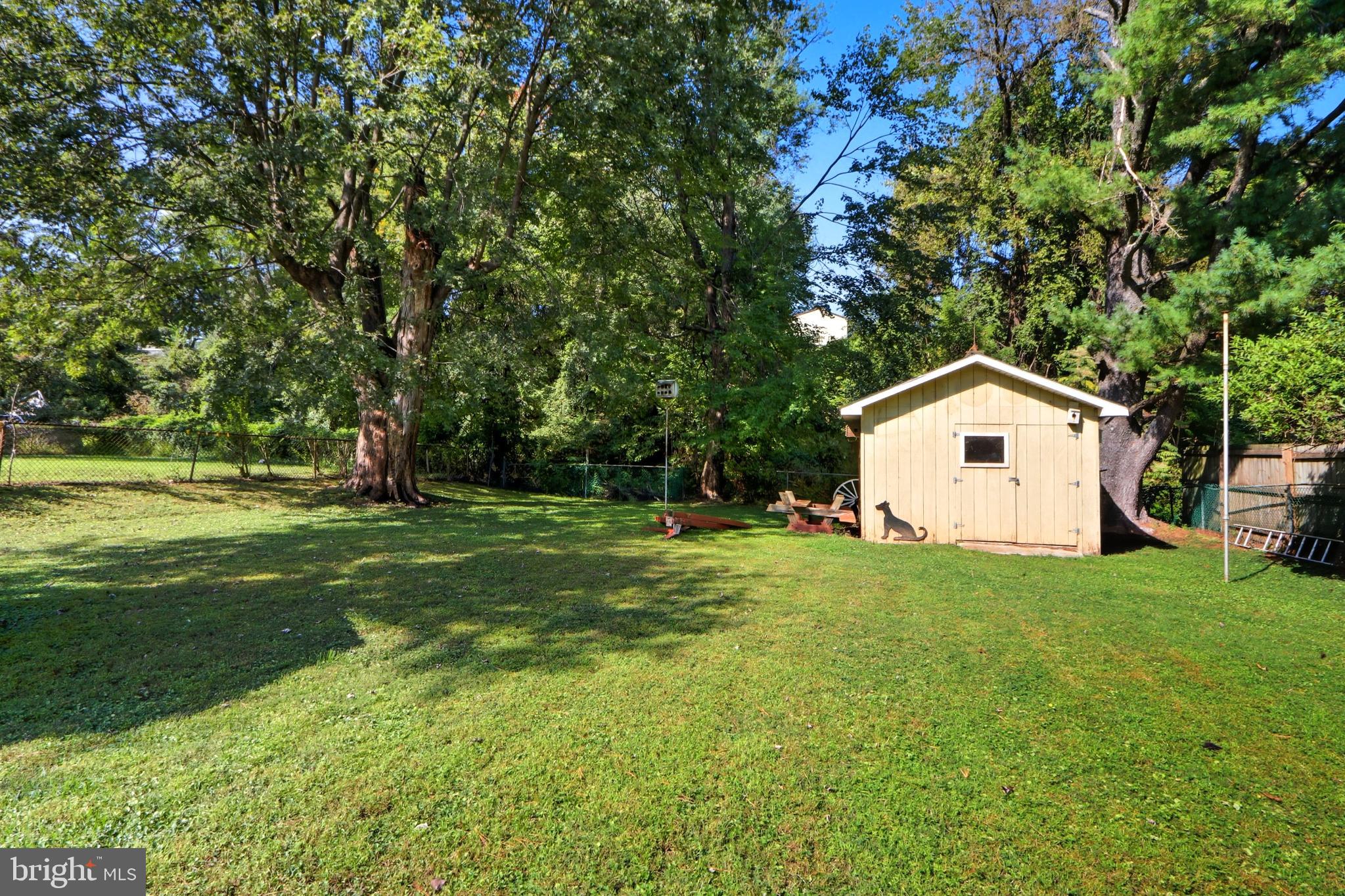 60 South Ritters Lane Owings Mills, MD 21117 - Photo 26 of 31 Spacious yard with a charming shed.