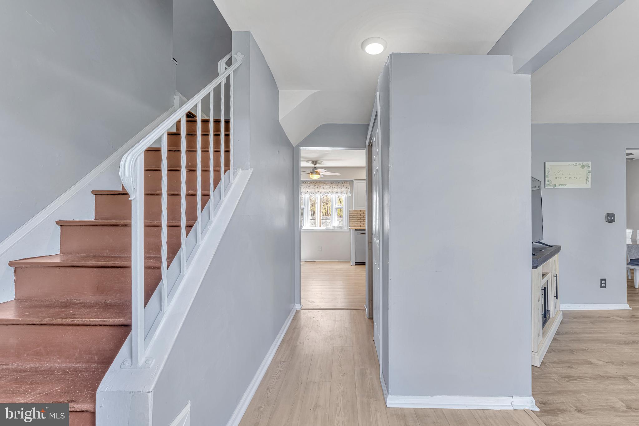 4 Barbara Place Somerdale, NJ 08083 - Photo 20 of 36 a view of entryway and hall with wooden floor