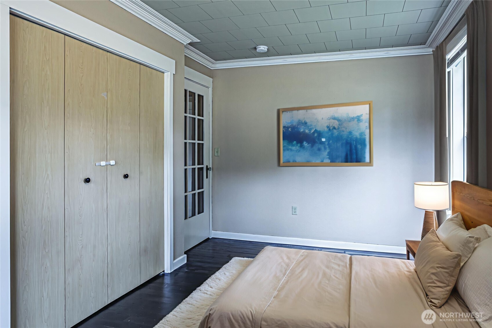 537 McNaught Road South Roy, WA 98580 - Photo 13 of 32 a bedroom with a bed and a window