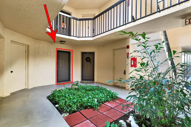 a front view of a house with entryway