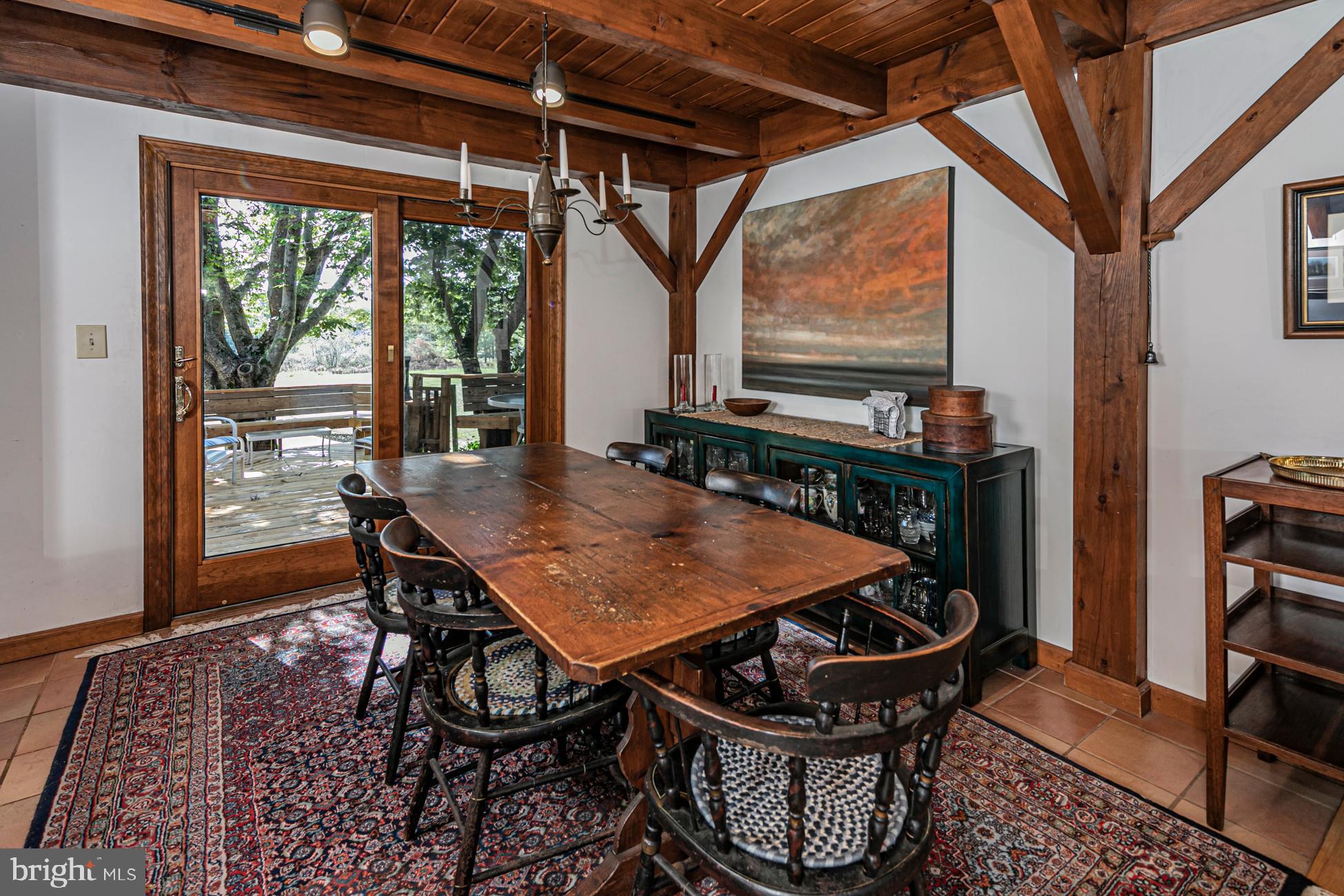 5 Dunwald Road Hopewell, NJ 08525 - Photo 12 of 40 Dining Room, sliding doors to deck