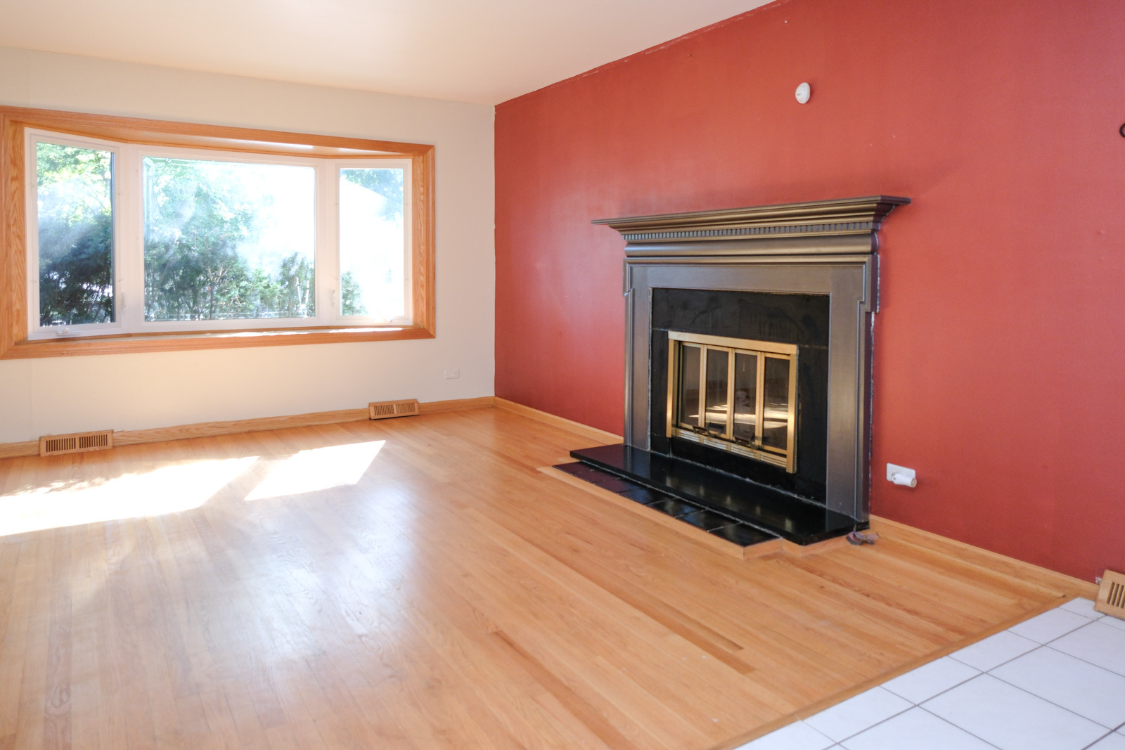 S586 East Street Winfield, IL 60190 - Photo 5 of 29 a living room with a fireplace and a window