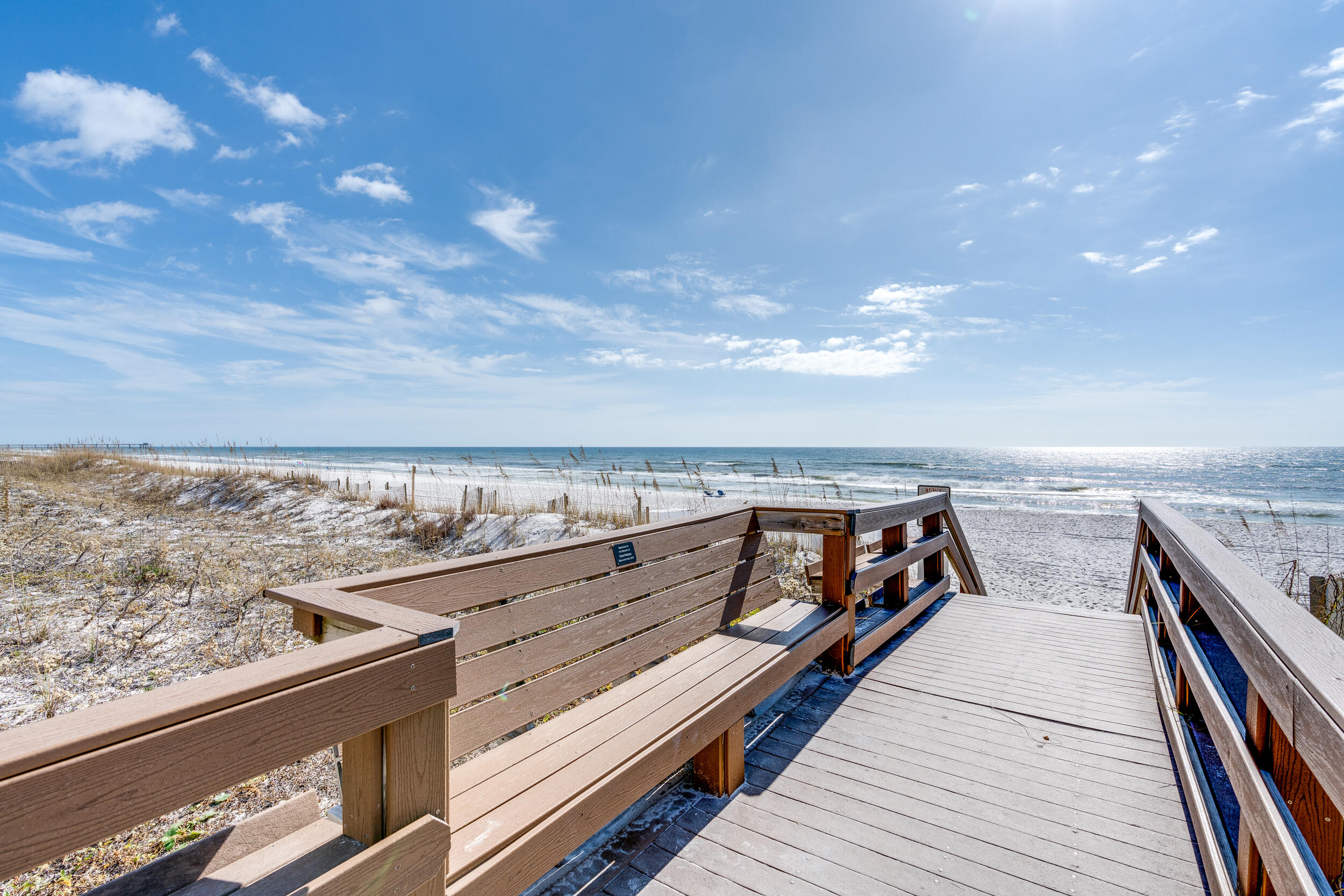 520 Santa Rosa Boulevard, Unit 705 Fort Walton Beach, FL 32548 - Photo 28 of 36 a view of ocean from a balcony