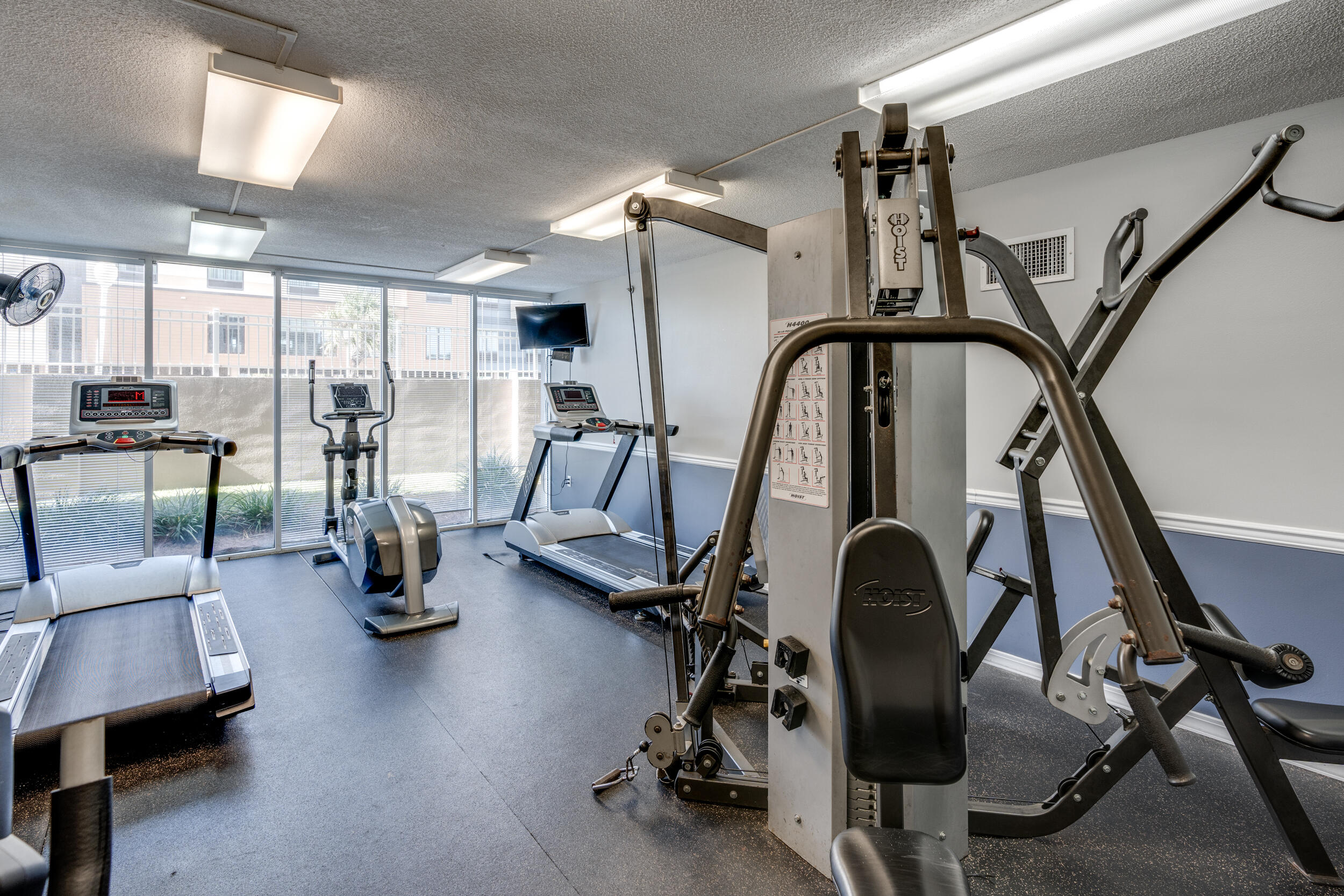 520 Santa Rosa Boulevard, Unit 705 Fort Walton Beach, FL 32548 - Photo 29 of 36 a view of a room with gym equipment