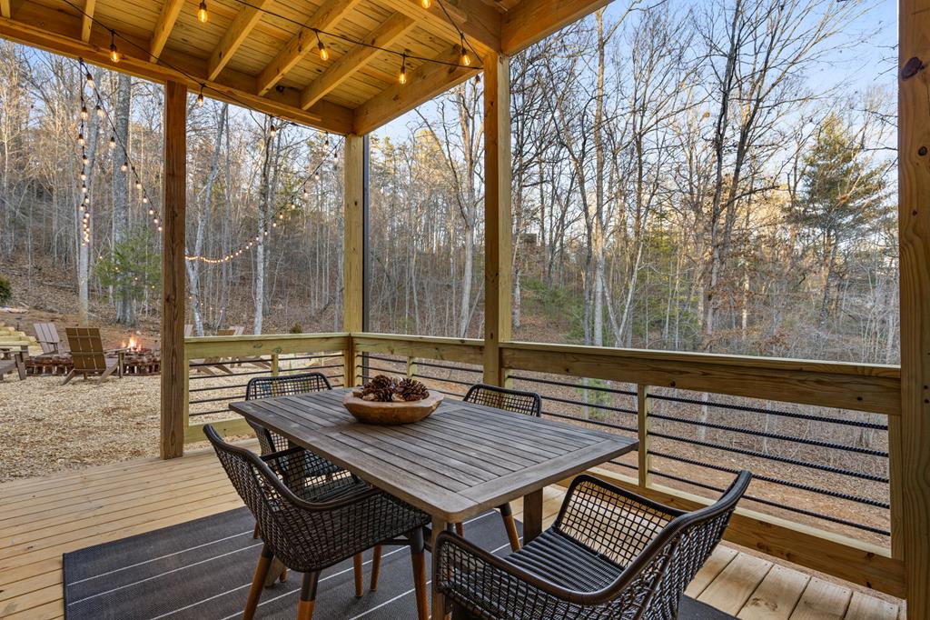108 Shalom Lane Blue Ridge, GA 30513 - Photo 54 of 62 a view of a outdoor seating area with furniture