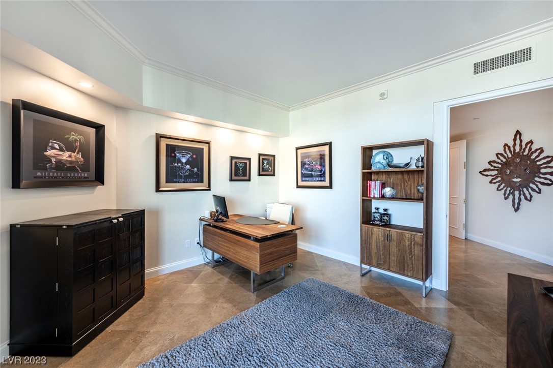 2857 Paradise Road, Unit 2303 Las Vegas, NV 89109 - Photo 26 of 37 ADDITIONAL 4TH BEDROOM OFF PRIMARY SUITE CAN BE US