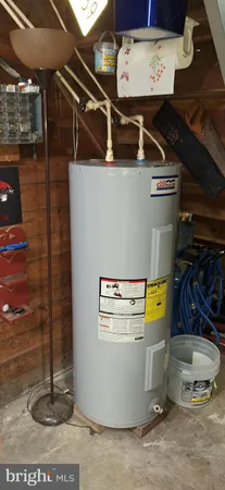 a view of water heater room