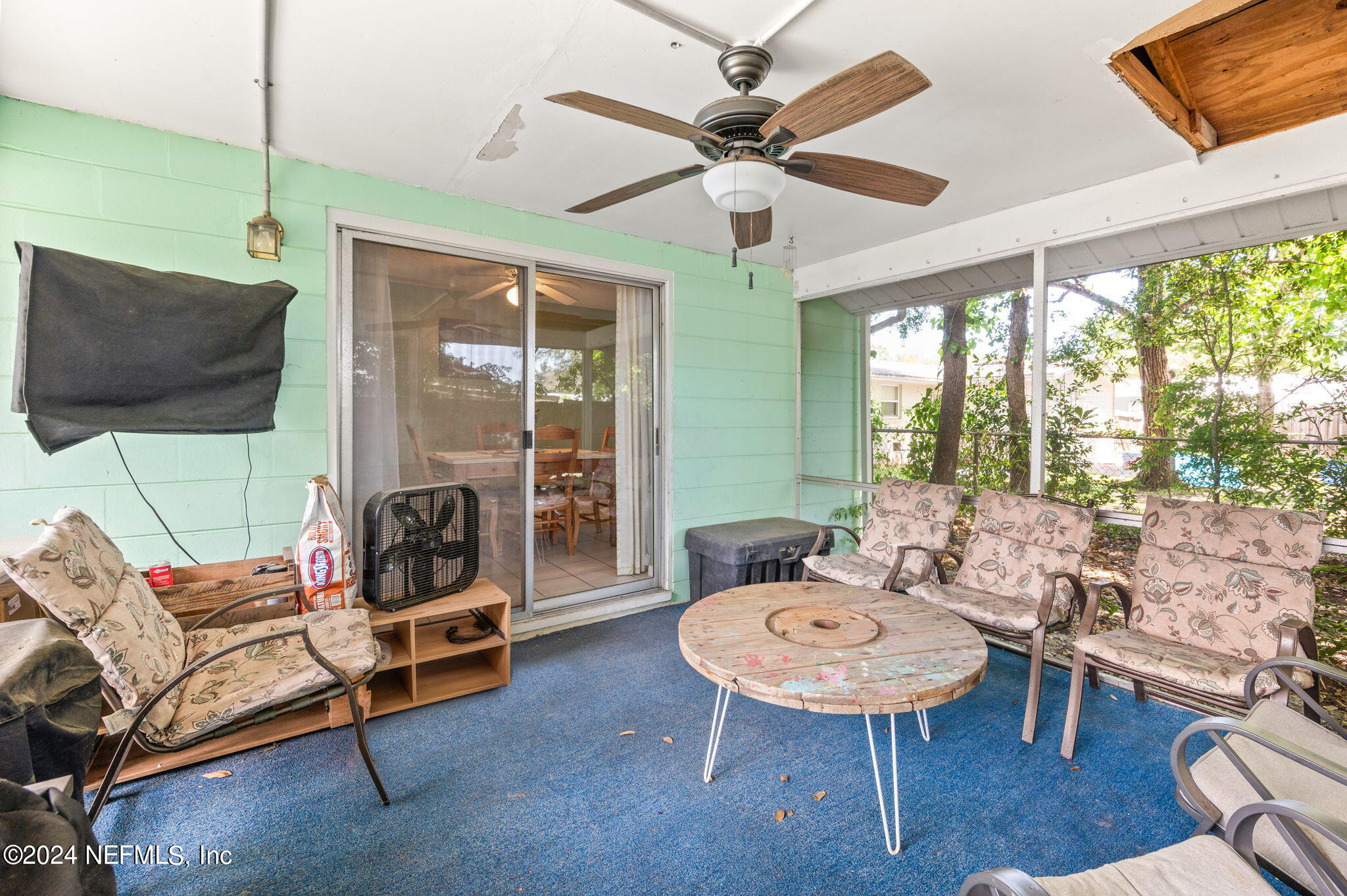 281 Trillo Street St. Augustine, FL 32086 - Photo 19 of 41 a outdoor space with furniture and a fireplace