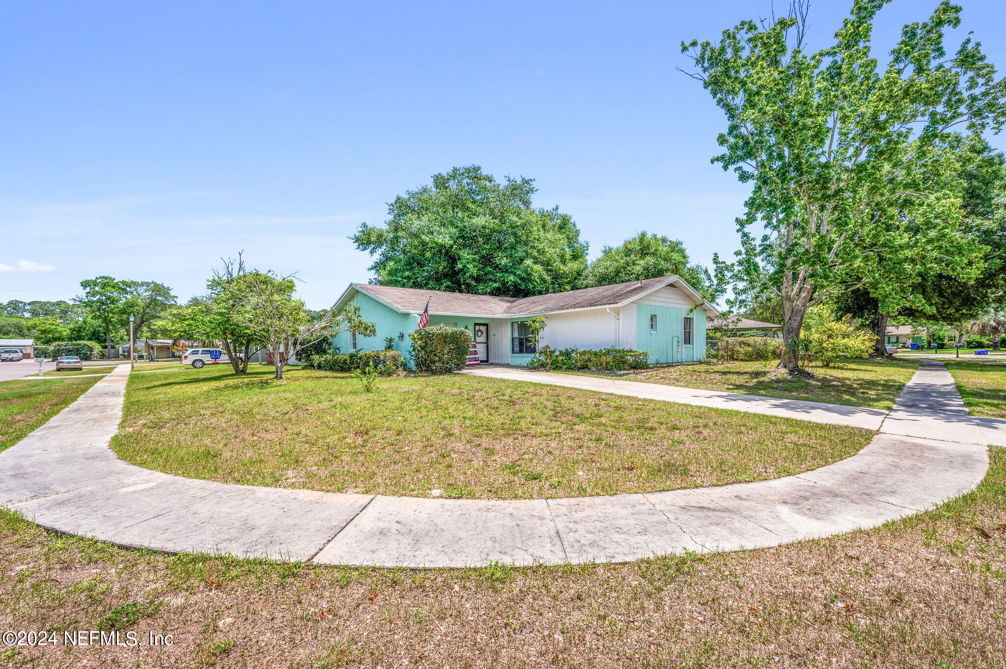 281 Trillo Street St. Augustine, FL 32086 - Photo 2 of 41 a view of a swimming pool with a yard