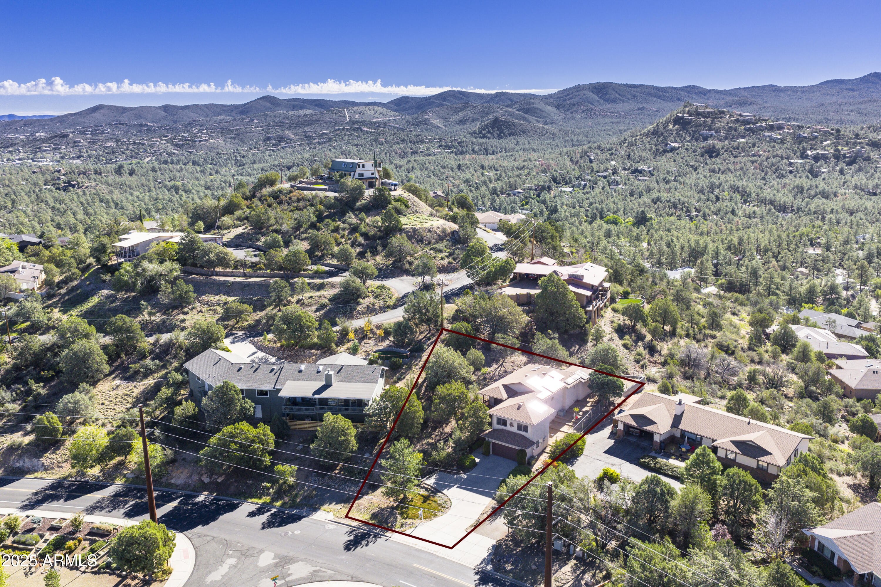 1483 Copper Basin Road Prescott, AZ 86303 - Photo 35 of 40 Aerial Overview 3