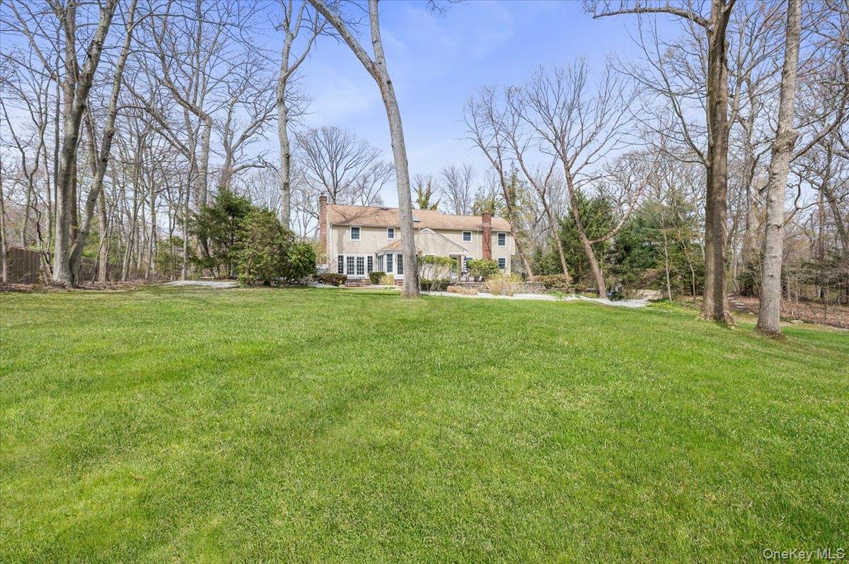4 Springwood Path Syosset, NY 11791 - Photo 44 of 47 View of back of house from expansive lawn.