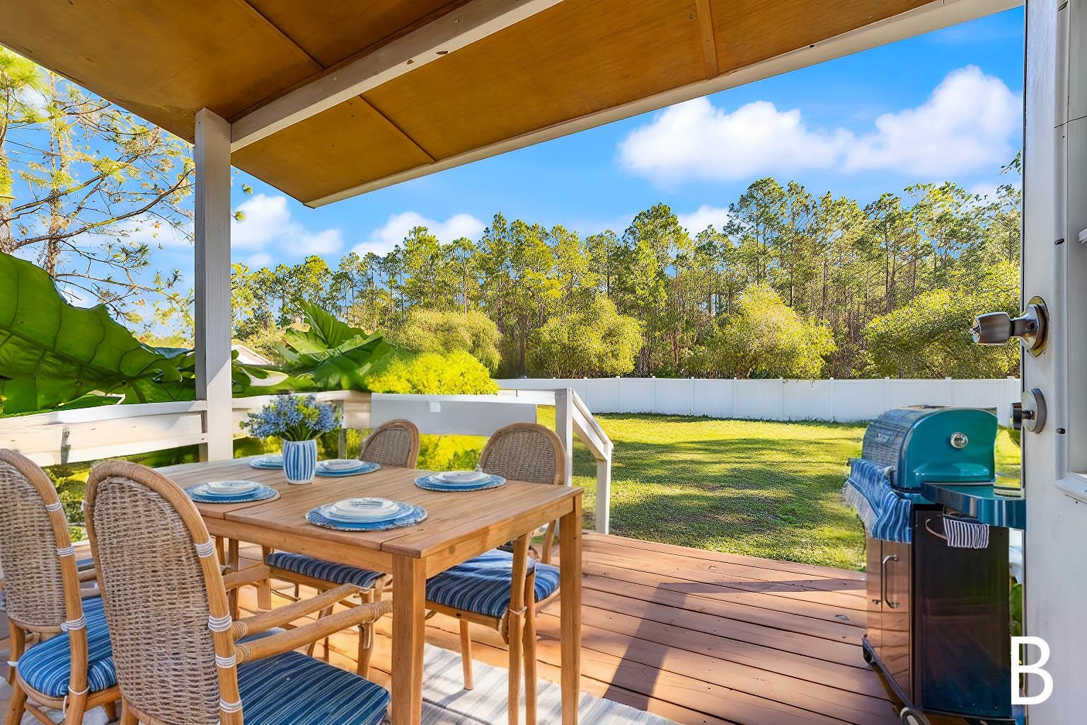 2905 County Road 214, Unit D St. Augustine, FL 32084 - Photo 12 of 46 a view of an outdoor space with furniture