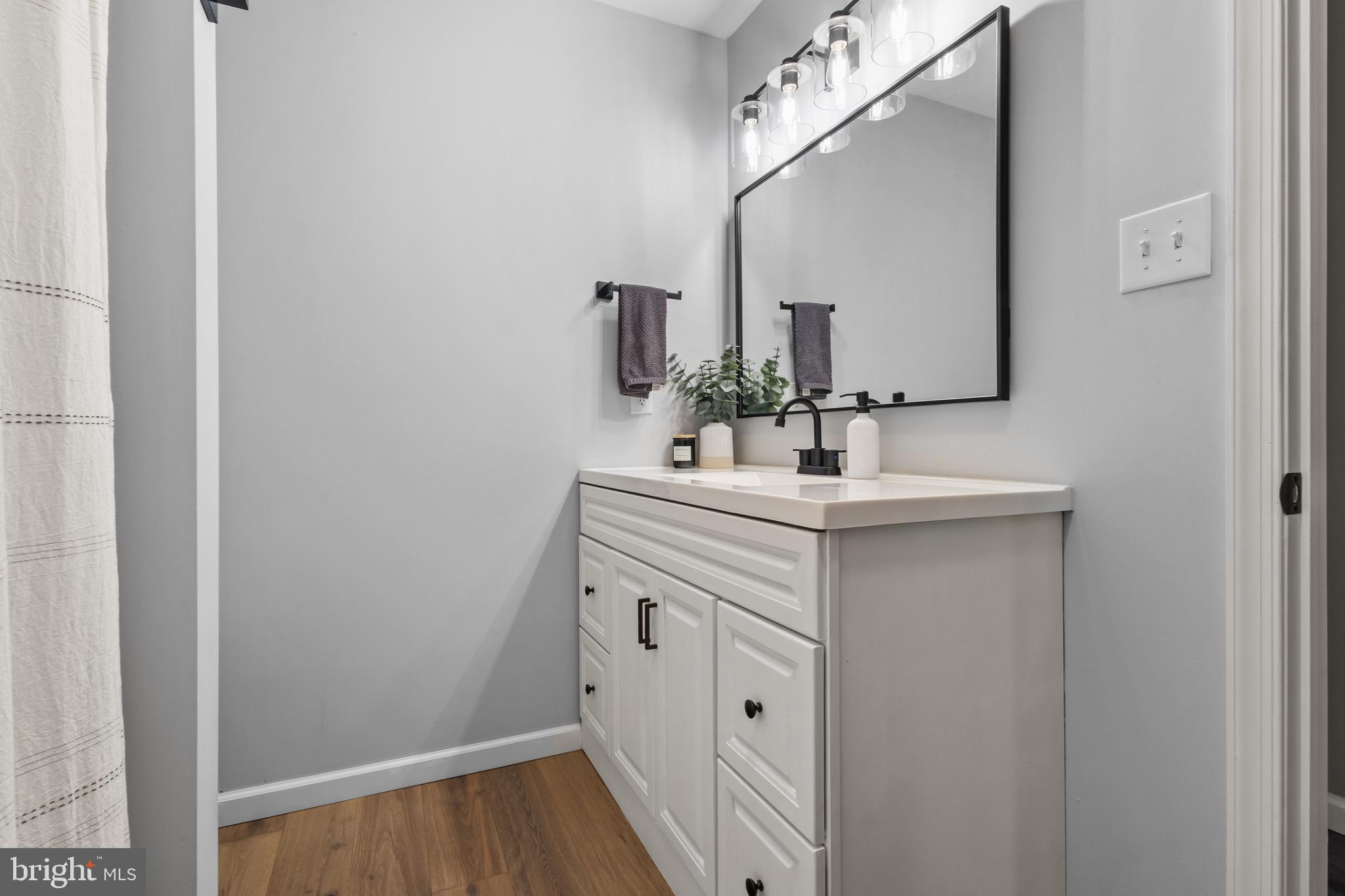 153 Crystal Road Elmer, NJ 08318 - Photo 8 of 29 a bathroom with a sink and a mirror