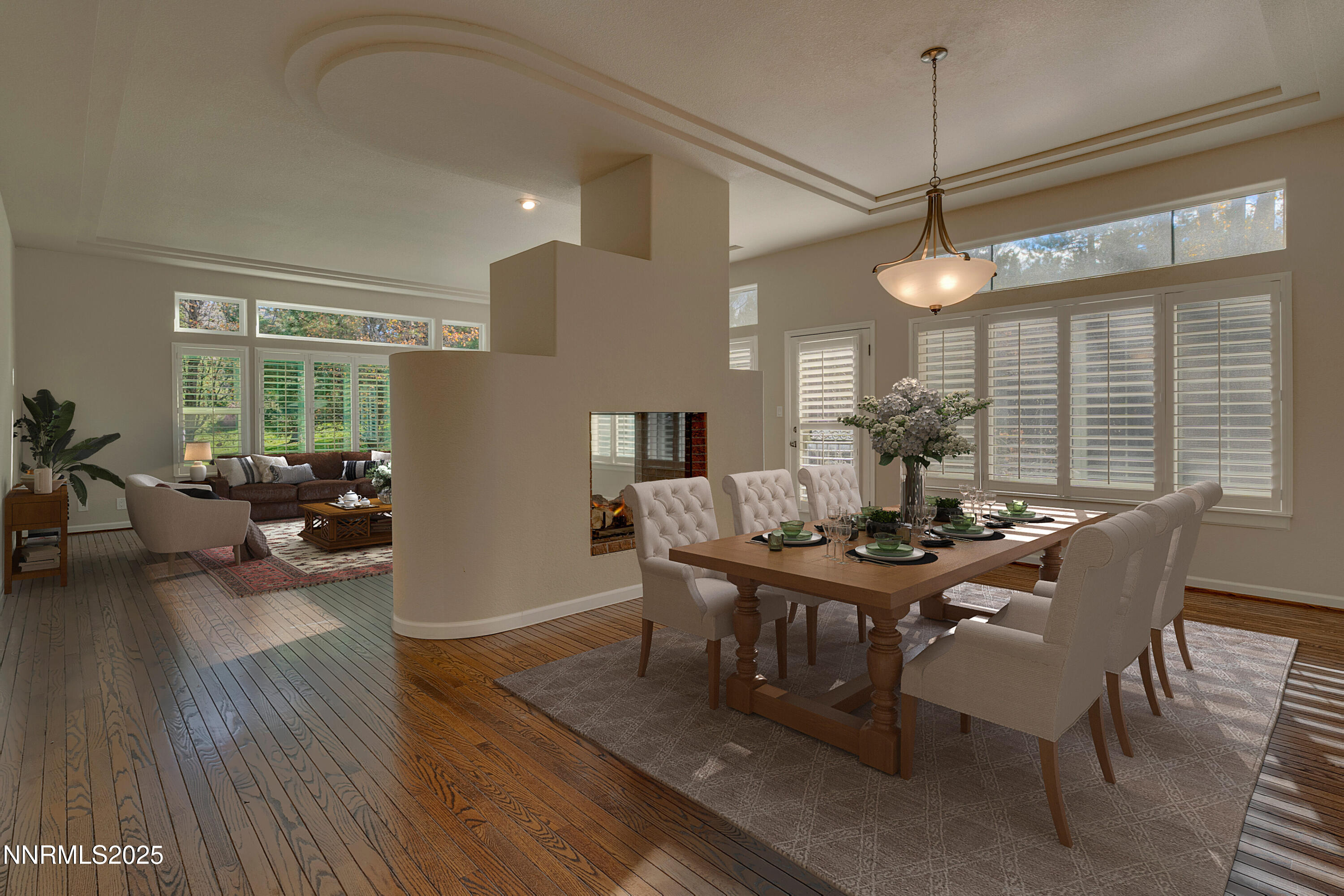4052 Caughlin Creek Road Reno, NV 89519 - Photo 3 of 37 a view of a dining room with furniture window and wooden floor