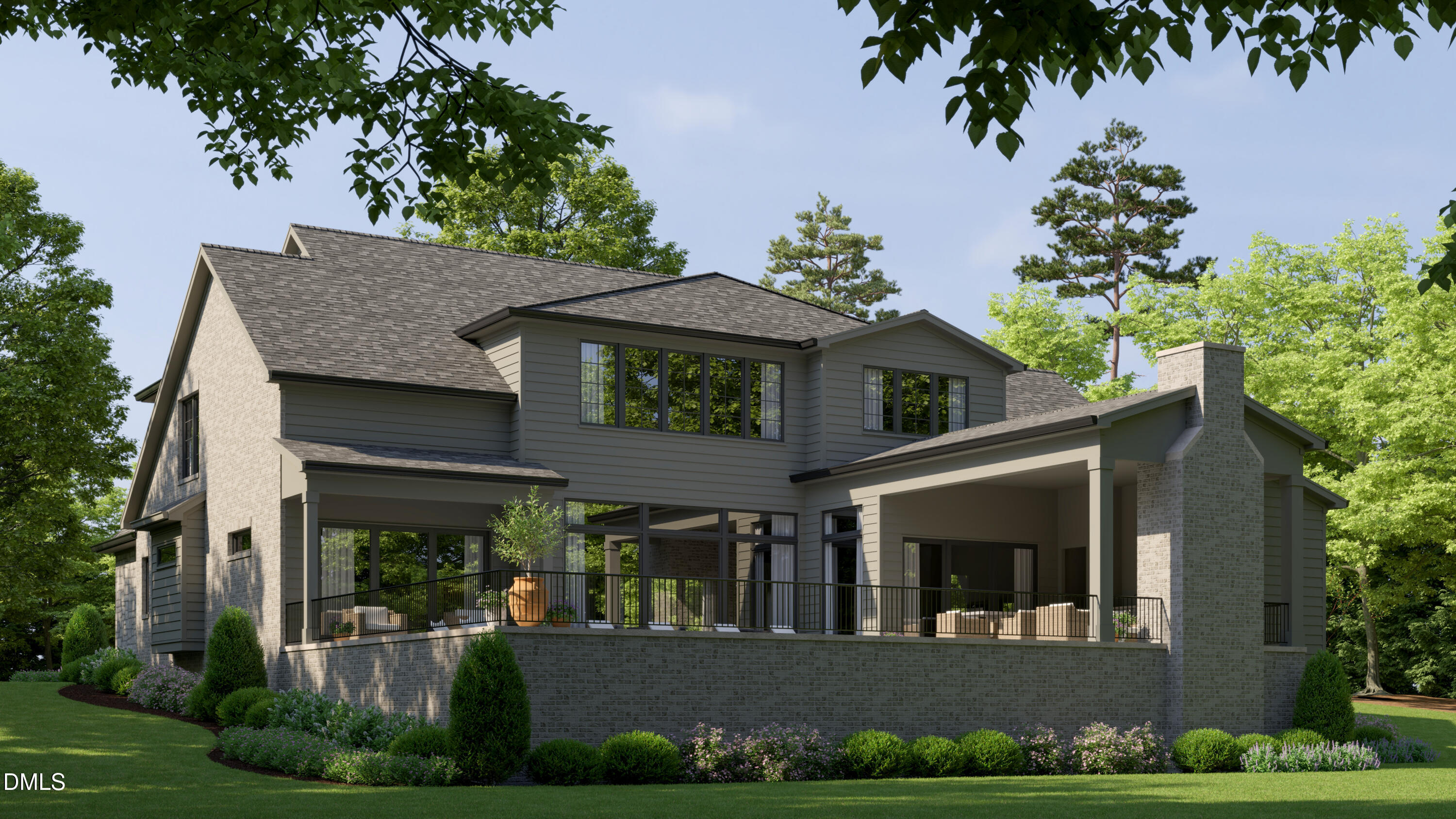805 Burke Street Raleigh, NC 27609 - Photo 2 of 4 805 Burke_Rear_Progress_01