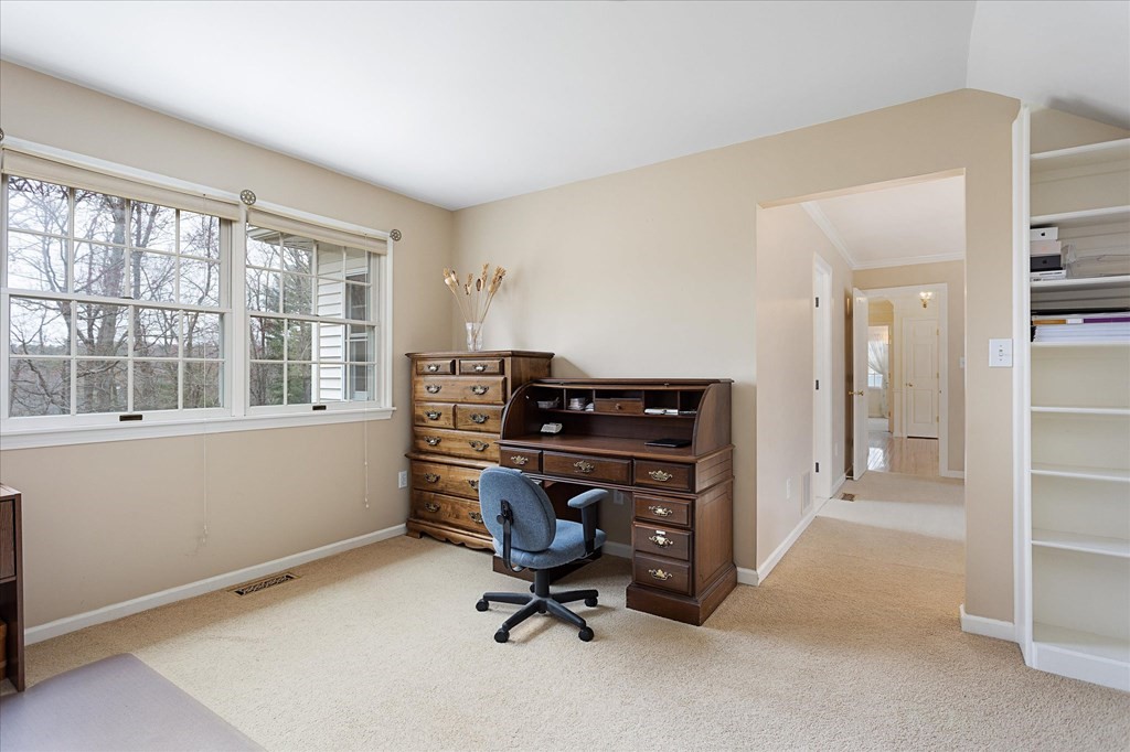 16 Carter Road Shrewsbury, MA 01545 - Photo 28 of 42 a view of a workspace with furniture and a window