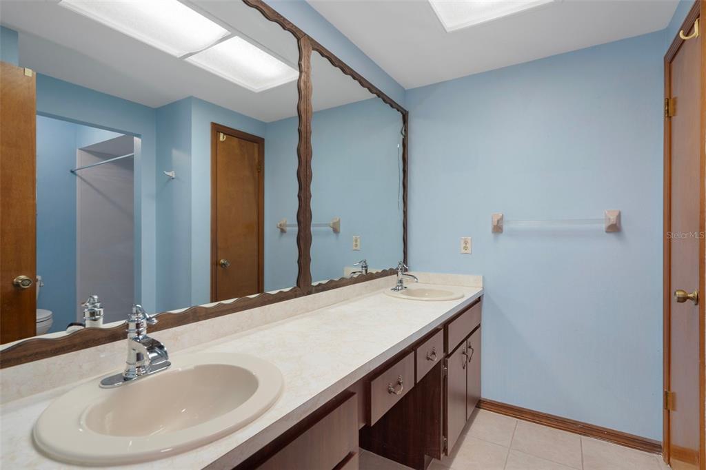 8332 Berkeley Manor Boulevard Spring Hill, FL 34606 - Photo 27 of 45 a bathroom with a sink and a mirror
