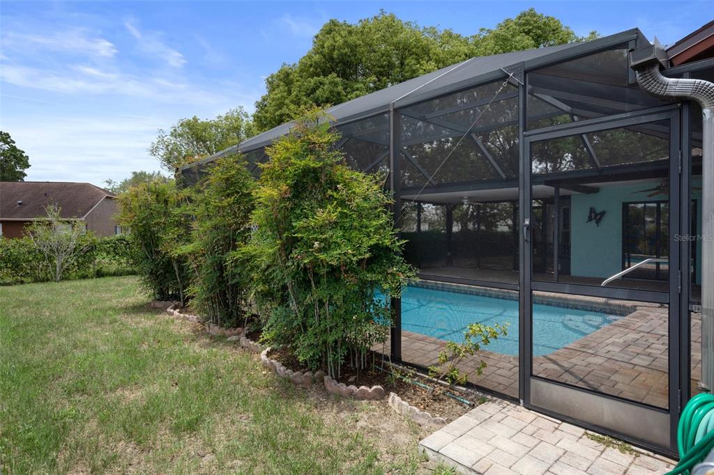 8332 Berkeley Manor Boulevard Spring Hill, FL 34606 - Photo 41 of 45 a view of a backyard