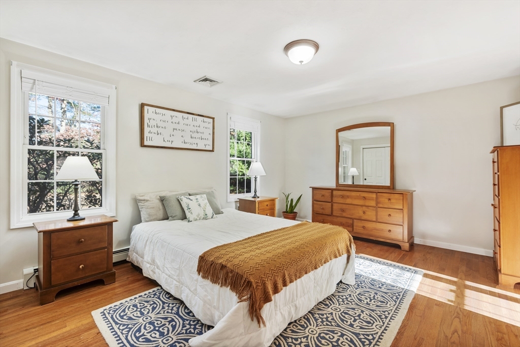 460 High Street Rochester, MA 02770 - Photo 19 of 31 a bedroom with a bed and wooden floor