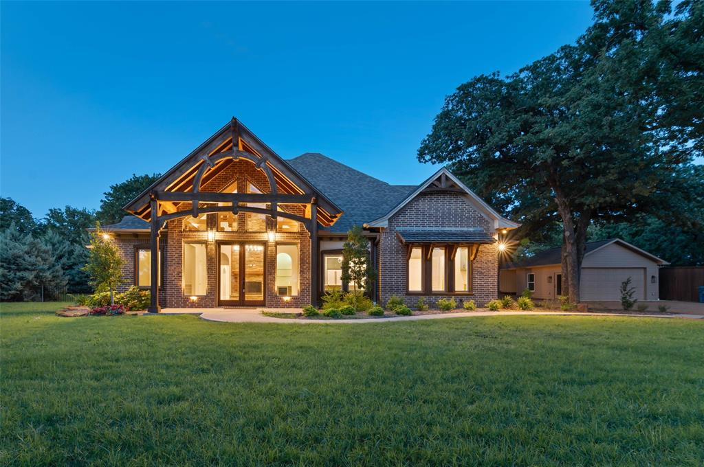 124 Garza Road Shady Shores, TX 76208 - Photo 1 of 40 Custom Estate on .8 acre