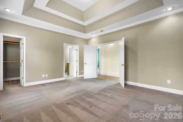 a view of closet area