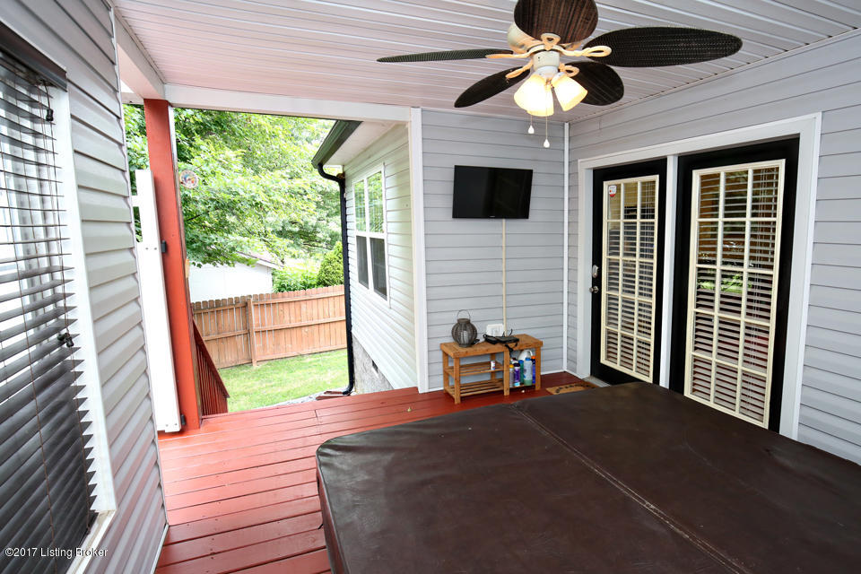 8804 Maple Road Louisville, KY 40219 - Photo 29 of 36 Covered Deck/Hot Tub room
