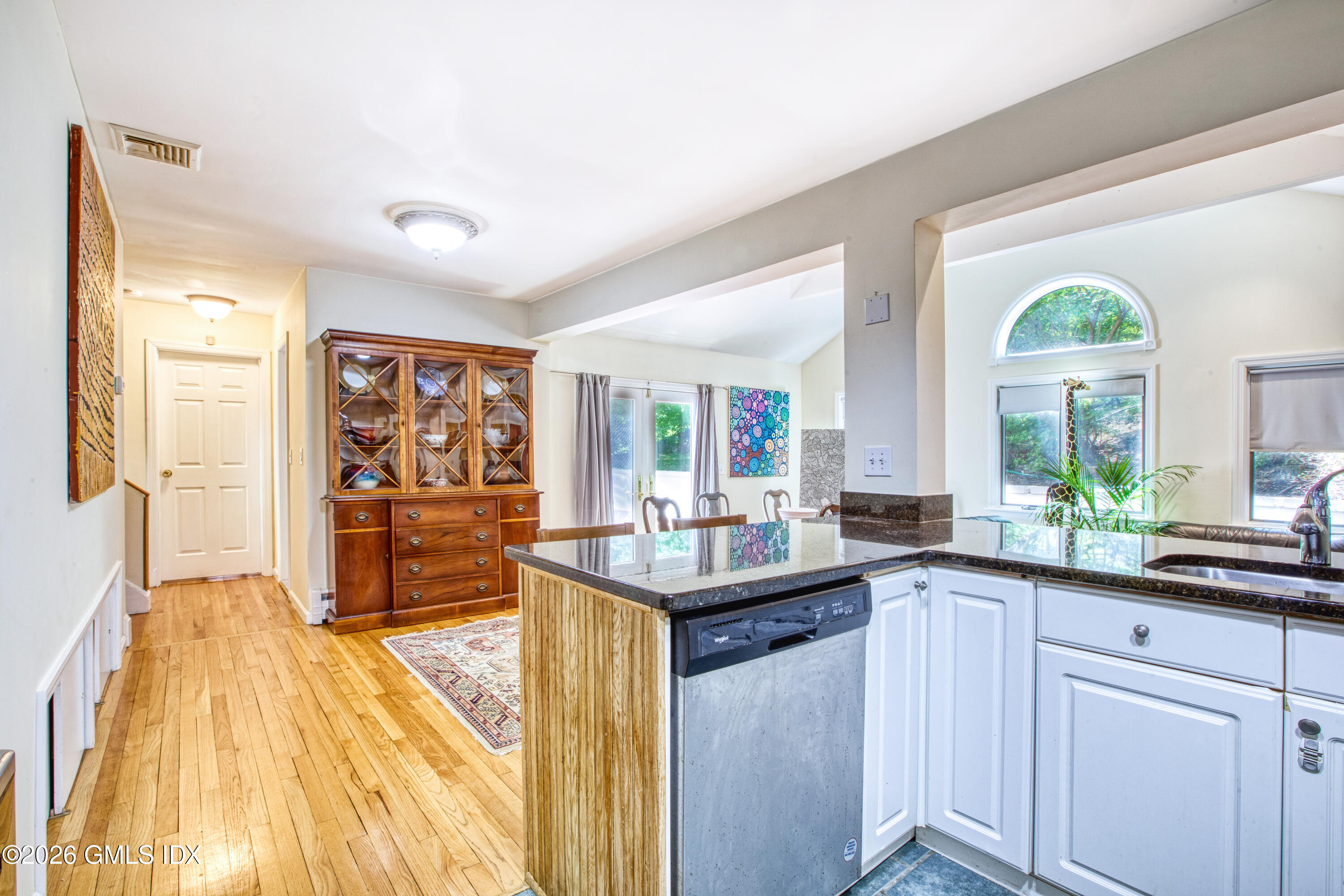 86 Sound Beach Ave Extension Riverside, CT 06878 - Photo 6 of 19 kitchent to hallway
